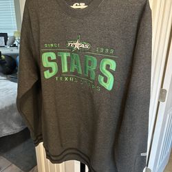 Texas Stars Embroidered Crew Sweatshirt 