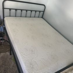 Full Size Mattress& Bed frame/headboard