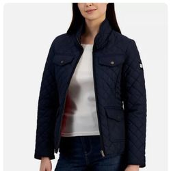 Tommy Hilfiger Ladies Quilted Zip Up Jacket 