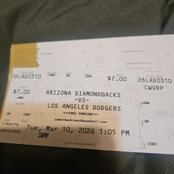 Dbacks/Dodgers  today...3/10