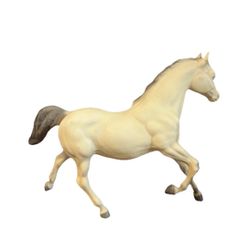 Breyer Horse 120 Running Mare Sugar Alabaster Solid Grey Mane Vintage MCM 60s