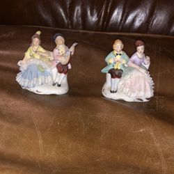 Vintage 2 inch porcelain figurine marked Germany