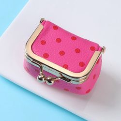 Pink Polka Dot Mini travel jewerly organizer