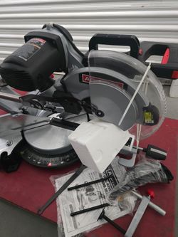 ADMIRAL 12 in. Dual-Bevel Sliding Compound Miter Saw with LED and Laser Guide