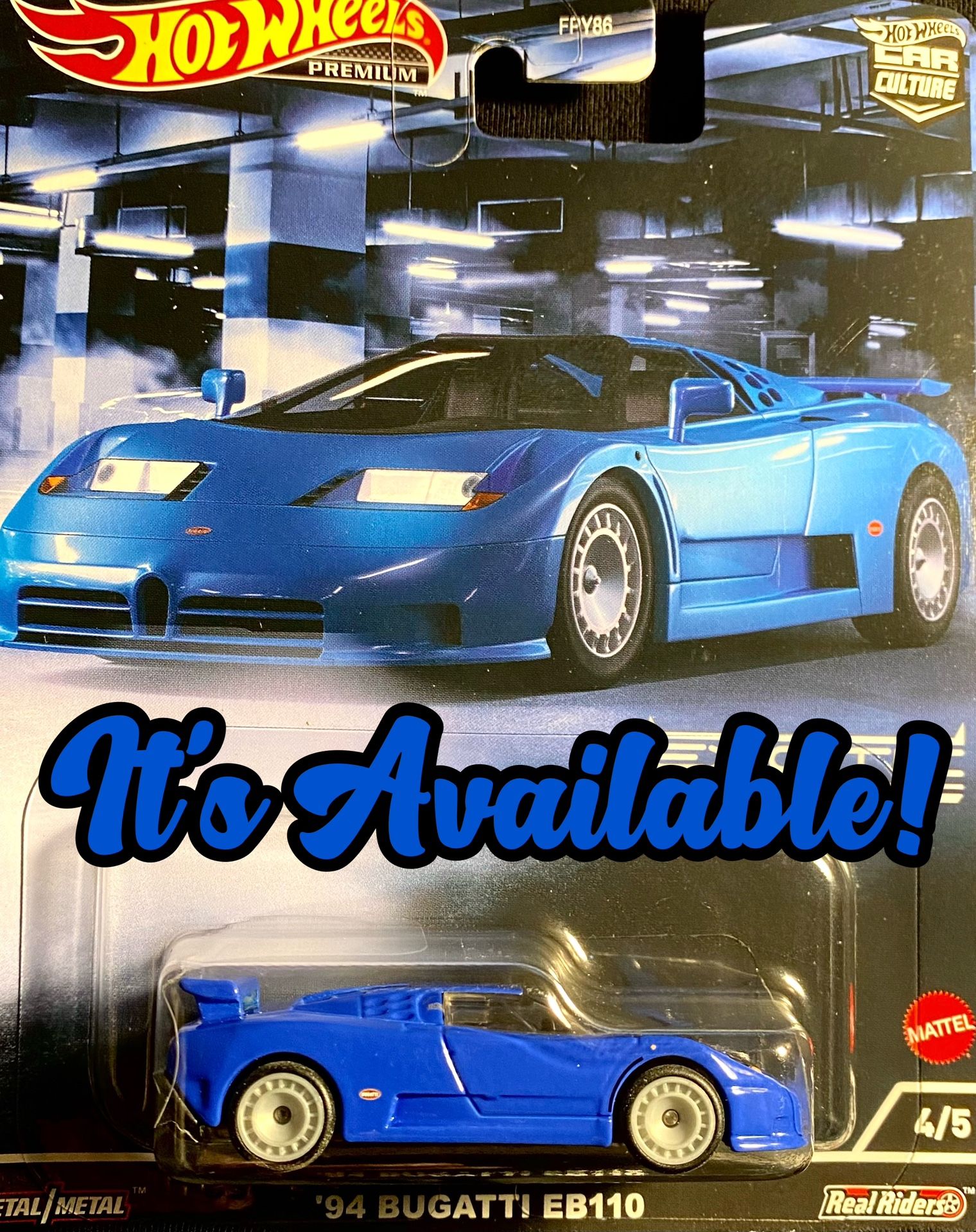 Hot Wheels 94 Bugatti EB110