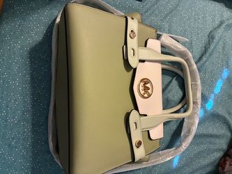 Michael Kors Saffiano Leather Satchel Handbag
