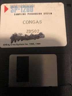 SP 1200 floppy sound disk