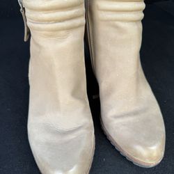 Biala Leather Wedge Boots