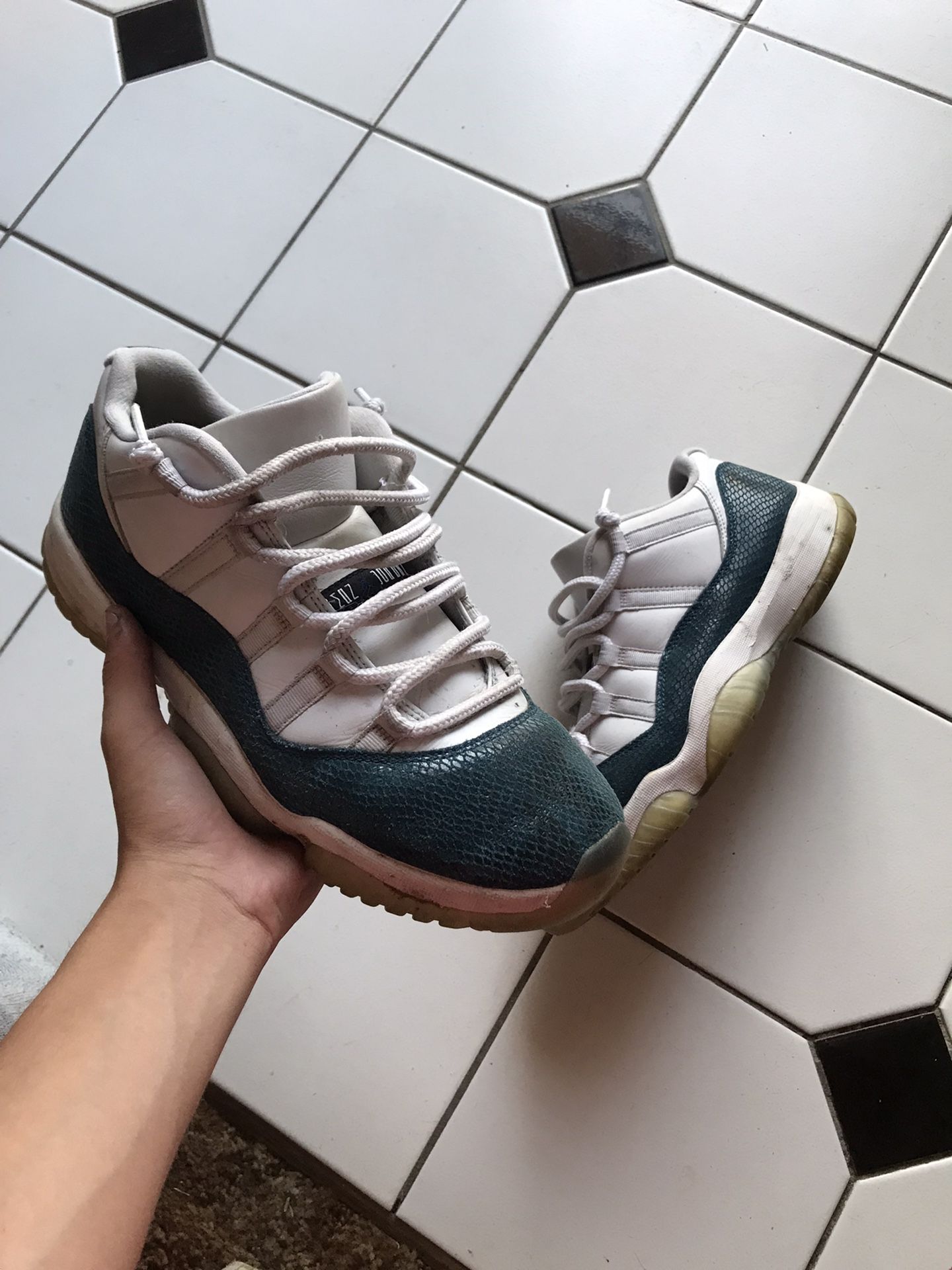 Snakeskin Jordan 11s