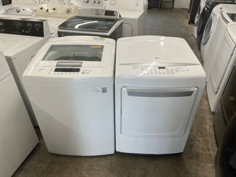 Used LG Washer and Gas Dryer Top Load