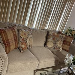 Sofa and two chairs