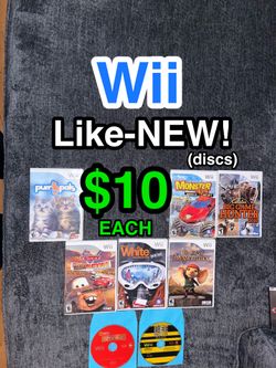 🎮 $10 Like-NEW Wii Games (discs)