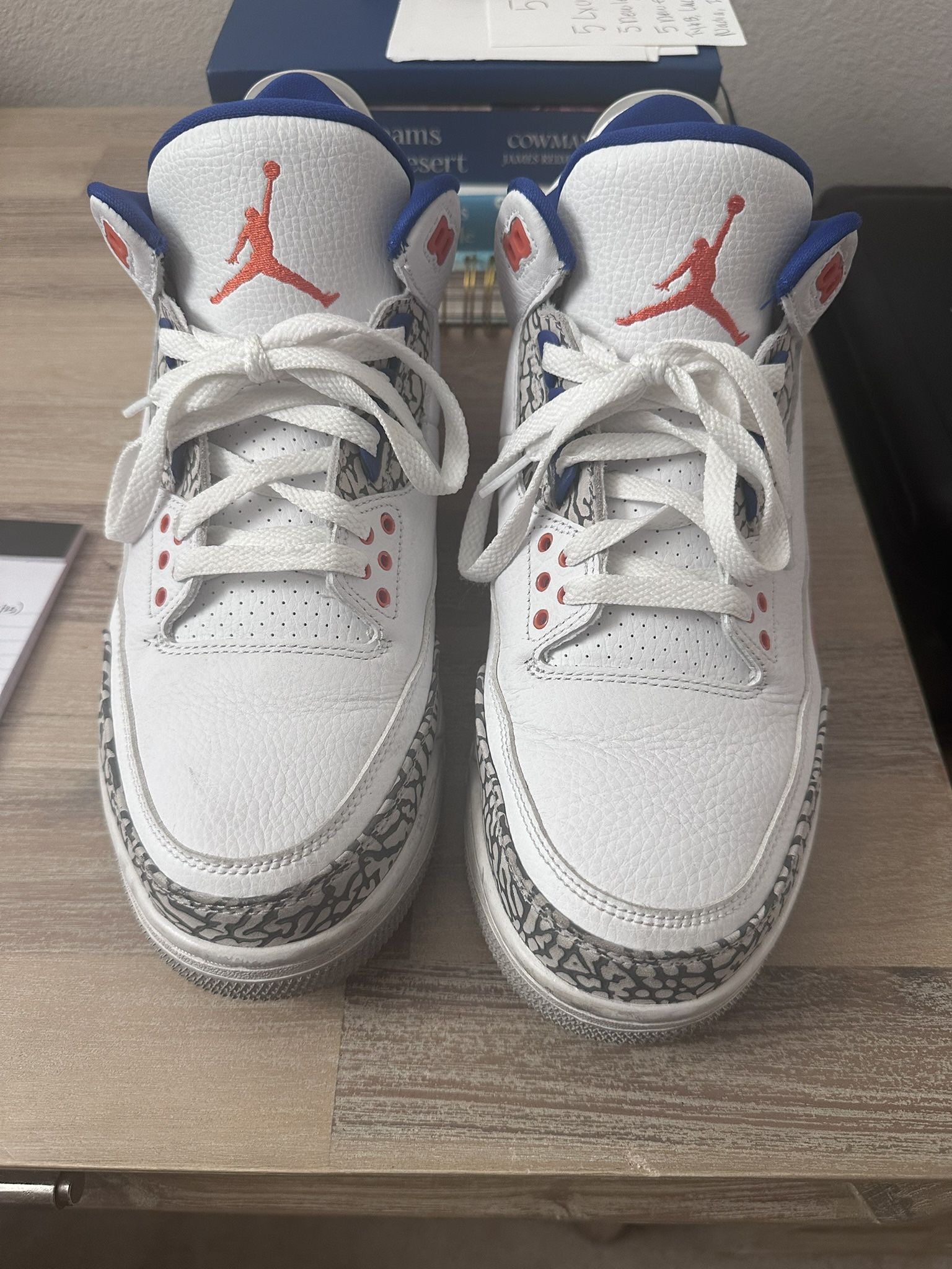 Jordan Retro 3’s (Knicks Colors)