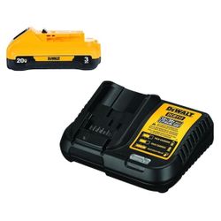 DEWALT
20V MAX Compact Lithium-Ion 3.0Ah Battery Pack with 12V to 20V MAX Charger