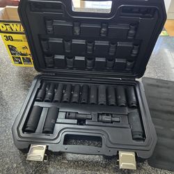 DeWalt 30 Piece 1/2" Impact Socket Set