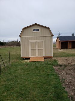 12x16 barn style shed