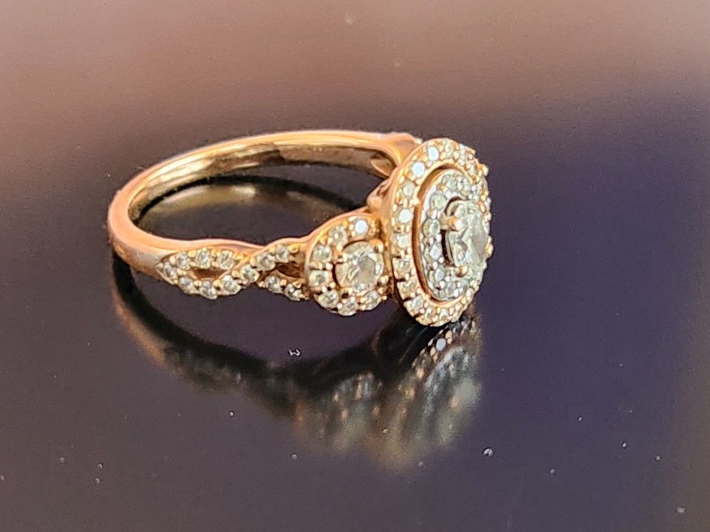💍 Zales Diamond Wedding Ring Set – 3 CTW 💎 – Size 7