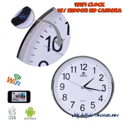 Analog Wall Clock records HD video and audio