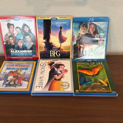 Disney Blu Ray Movie Set #2