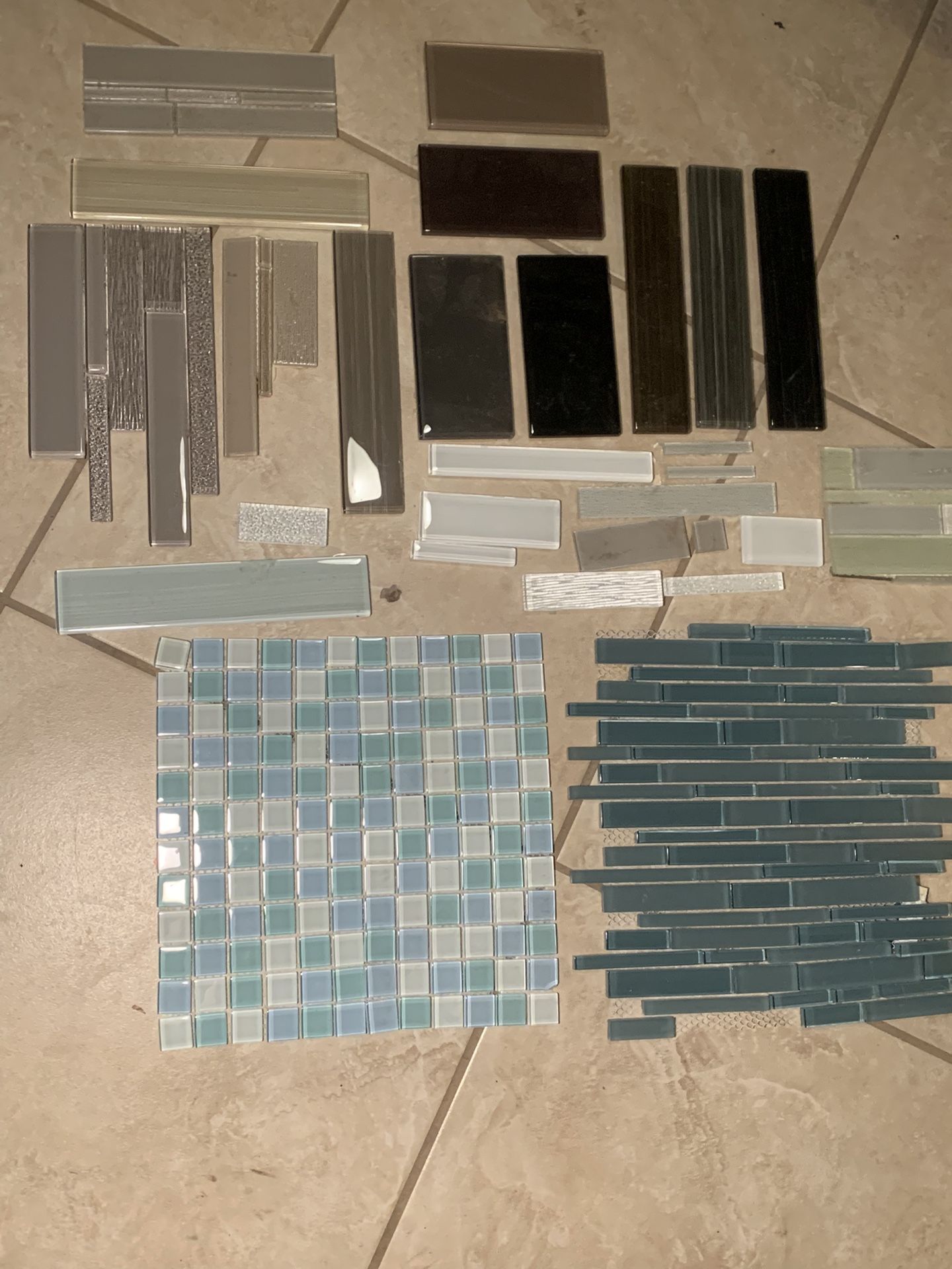 Glass Tile Pieces