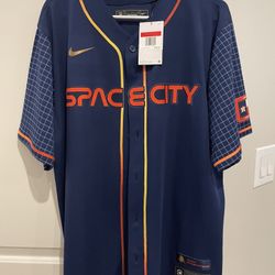 Astros Nike Jersey Size Large Brand New