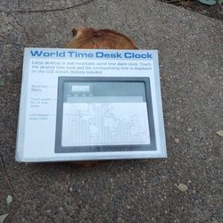 World Time Desk Clock
