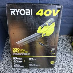 BLOWER RYOBI 40V BATTERY AND CHARGER INCLUDED