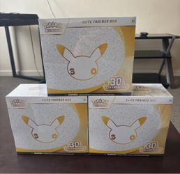 Pokémon TCG 30th Celebration Elite Trainer Box (x3)