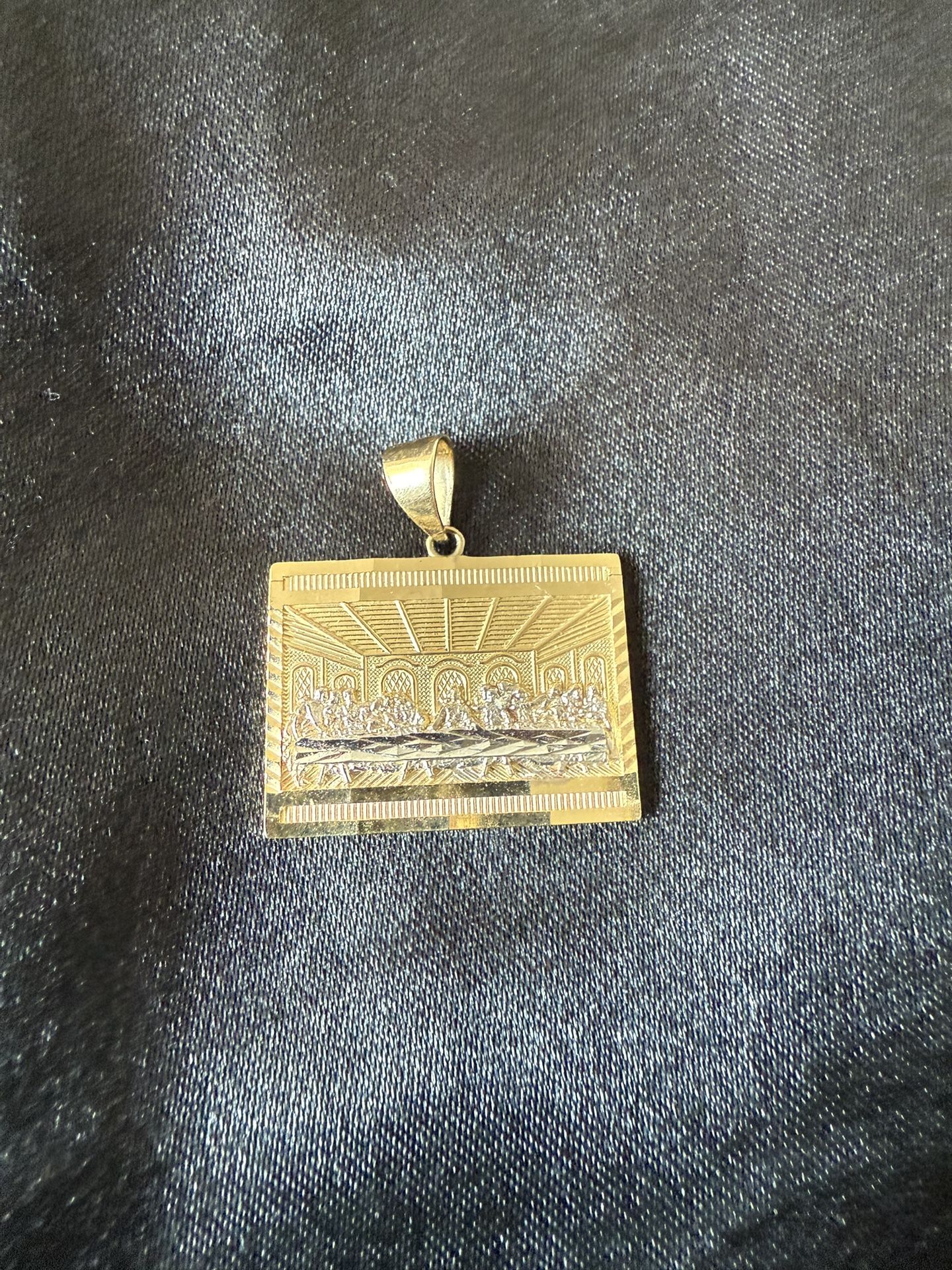 14k Last Supper Pendant 