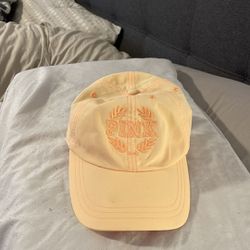 pink Victoria’s Secret Orange Hat