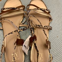 NY&C STRAPPY WOMEN’S SANDALS-SIZE 10 NEW