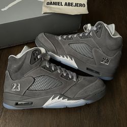 Jordan 5 Wolf Grey  - 10.5M, 12M