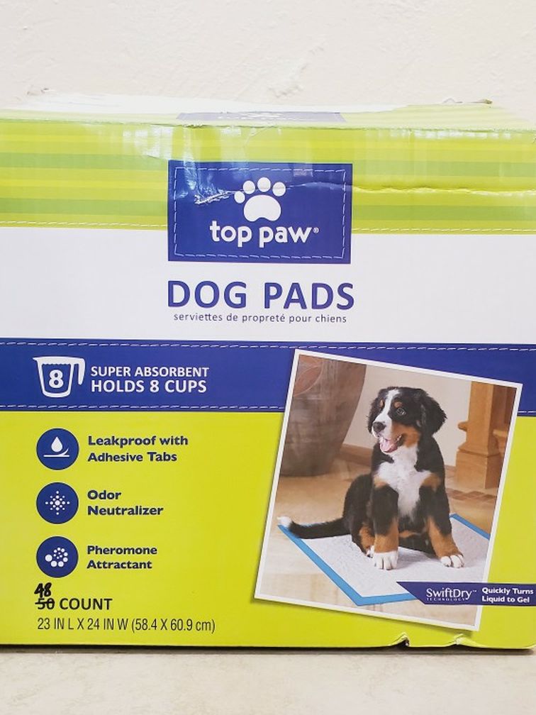 Top Paw® Dog Pads 48 Count For $8.