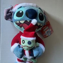 Lilo Stitch Scrimp Xmas Holiday Figure Standing 