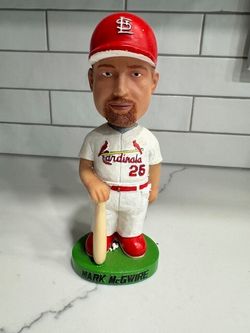 Mark McGwire St Louis Cardinals #25 MLB Baseball Bobblehead Figure Red Helmet