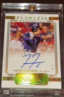 2021 FLAWLESS FREDDIE FREEMAN FLAWLESS PERFORMANCES AUTO 1/5!!!