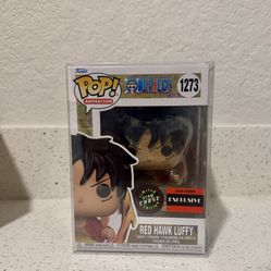 Red Hawk Luffy Chase Funko Pop