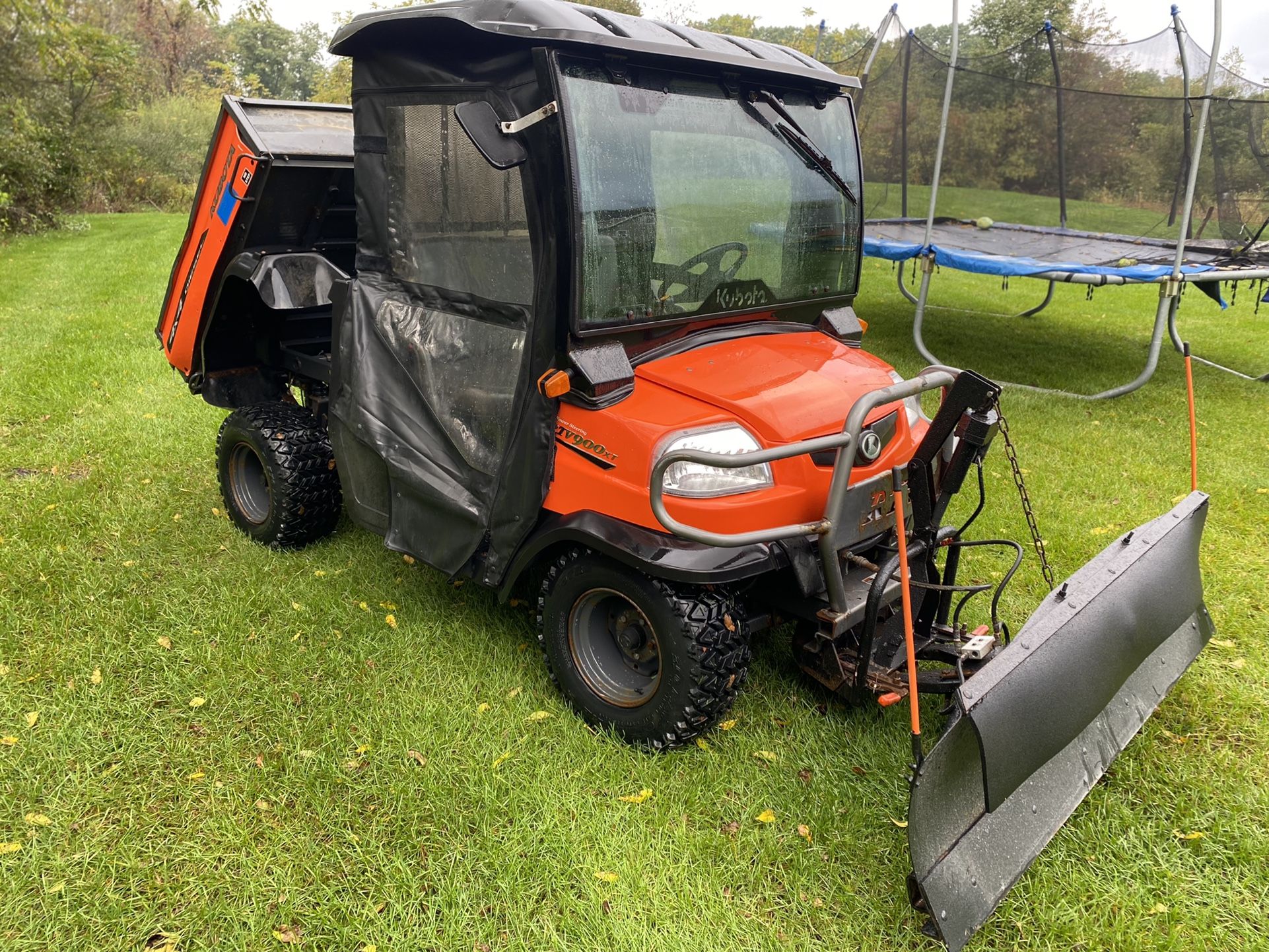 Kubota RTV 900 Only 700 Hours Full Cab Snow Plow 