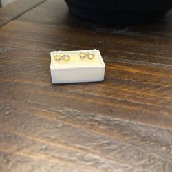 Gold Infinity Earrings