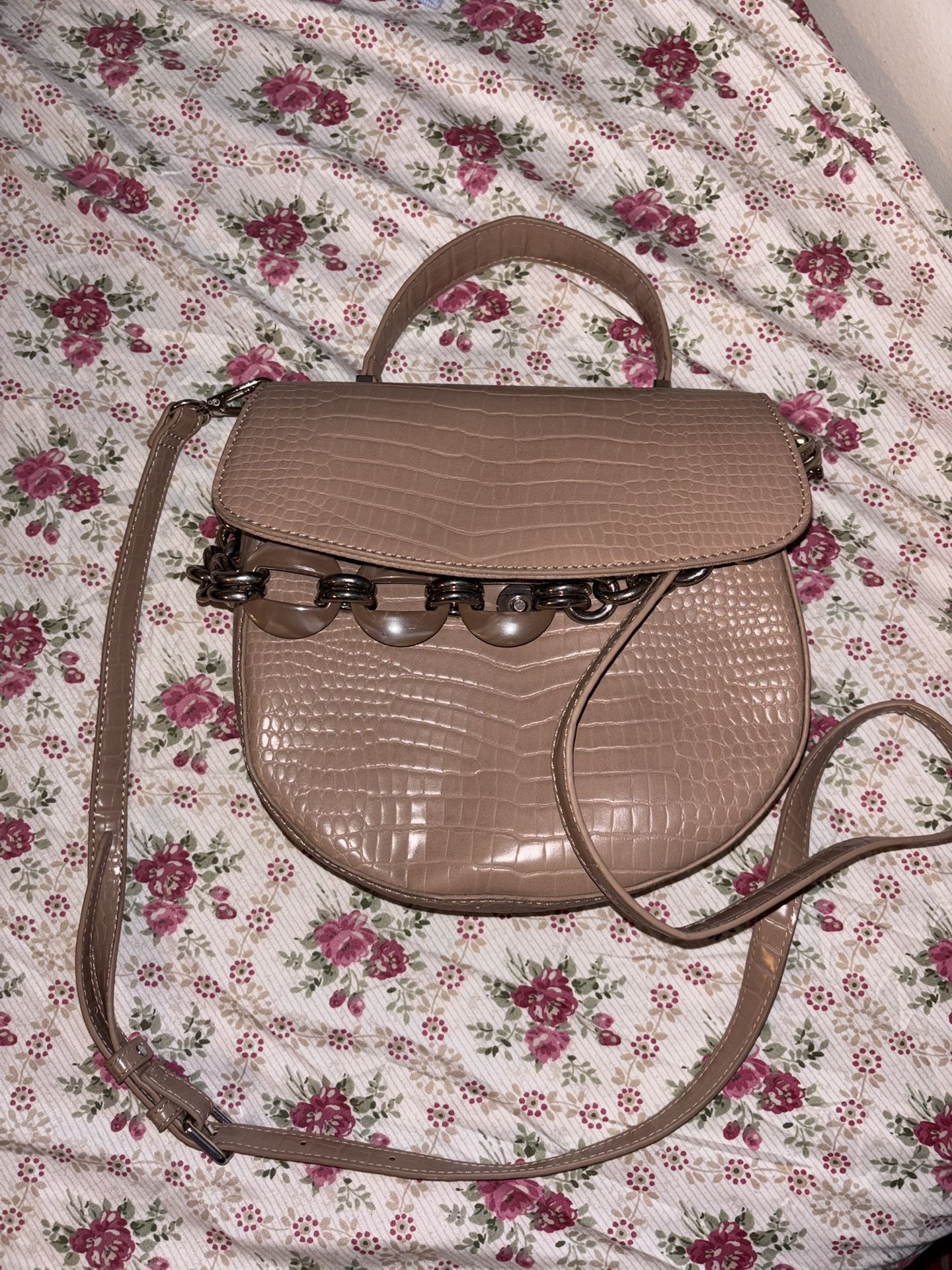Tan Cross body purse