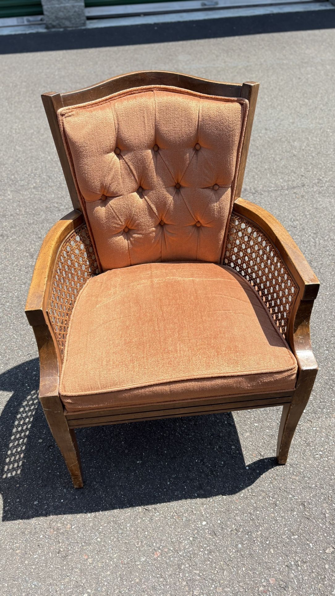 Velvet Mid Century Lounge Chair