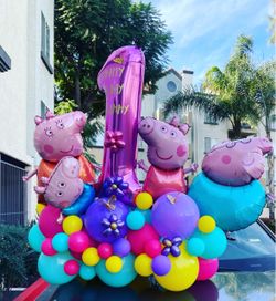 Birthday Number balloon Bouquet