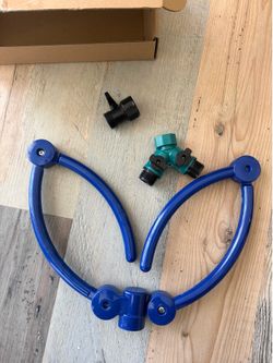 ZZM 360° Tree Watering Ring & Irrigation System w/ Y Hose Splitter