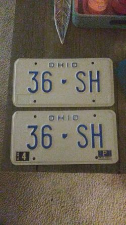 Plates near mint original