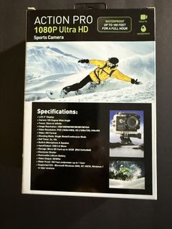Action Pro 1080P Ultra HD Sports Camera Waterproof 