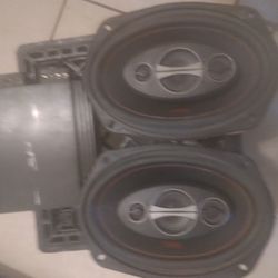 Two 6x9 Speakers and One Amplifier 