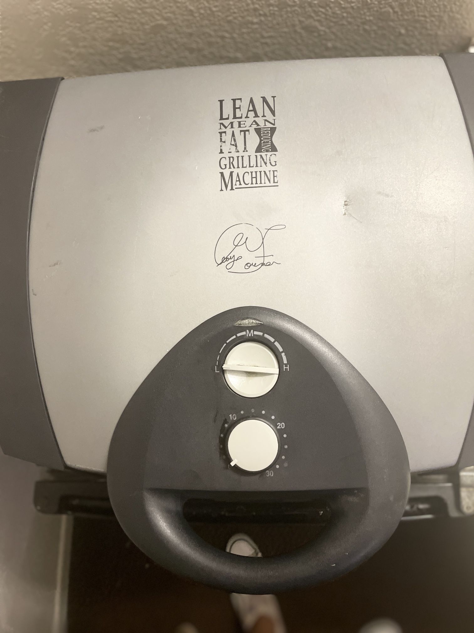 George Forman lean machine grill extra large