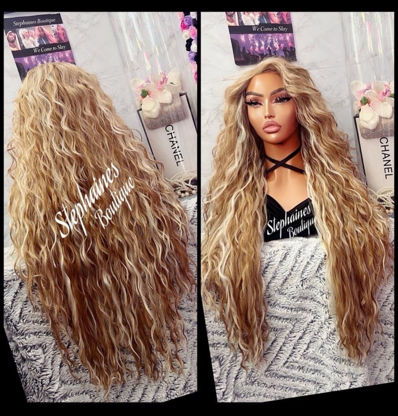 Human Hair Blended Lace Front Lace part wig