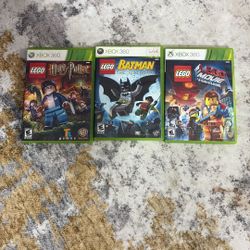 Lego Batman, Harry Potter, And The Lego Movie Disks
