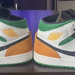 Jordan 1 Mid Oakland Size 10.5